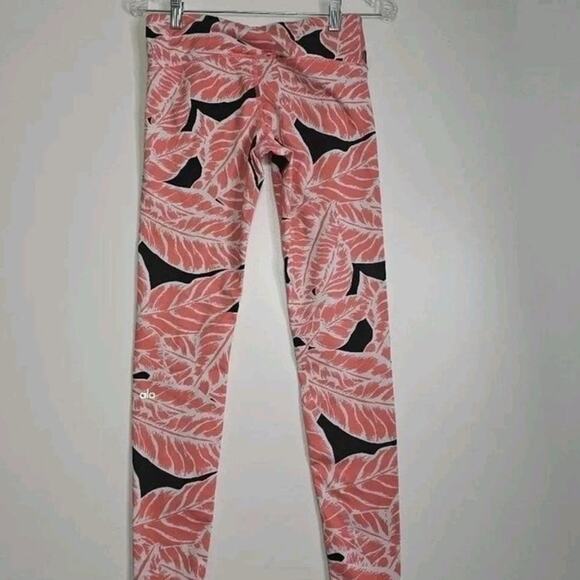 Alo Yoga Palm Springs Guava High-Waisted Leggings Size Small - Picture 5 of 9